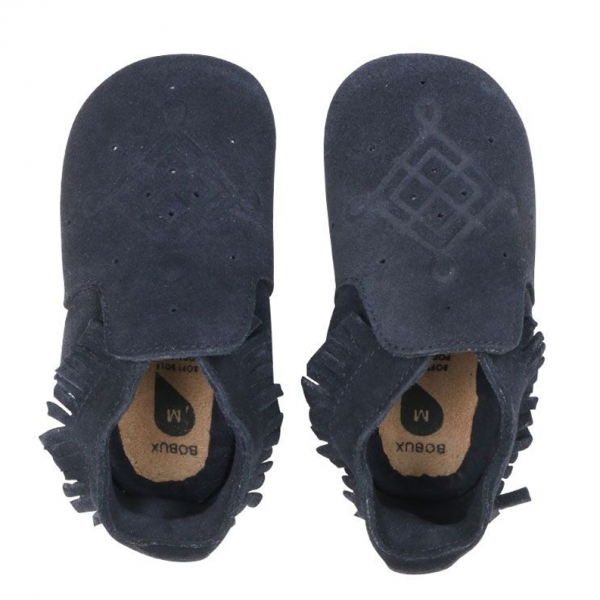 <b>Soft Sole (3-21 μηνών)</b><i> Navy Suede Moccasin</i>