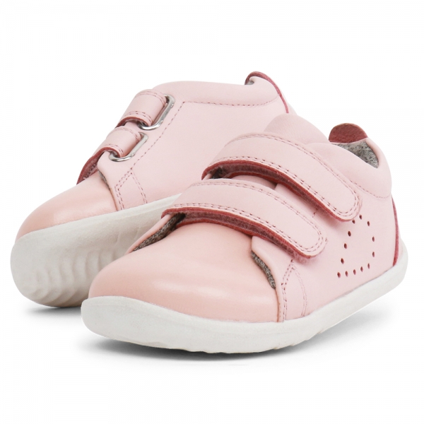 Bobux: Step up Grass Court Seashell Pink