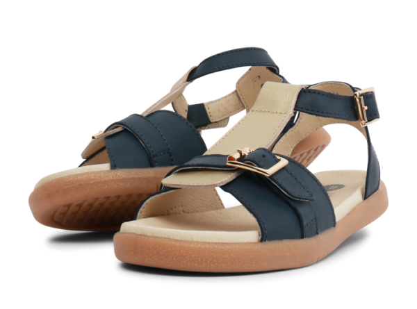 <b>Kid+ (Νο:27-33)</b><i> Hera Sandal Navy & Gold</i>