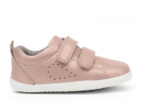 Bobux: Step up Grass Court Seashell Rose Gold