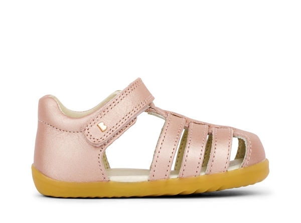 Bobux: Step up Jump Sandal Rose Gold