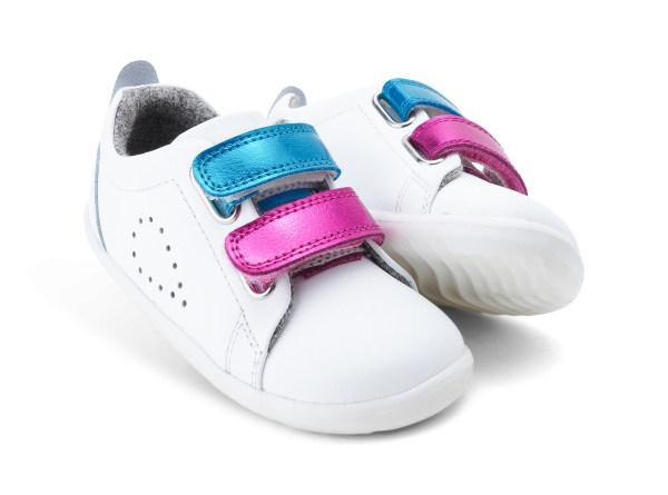 Bobux: Step up Grass Court Switch White