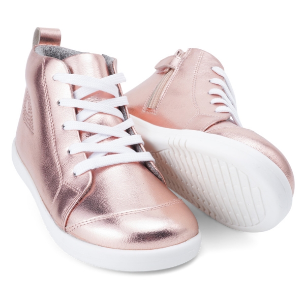 Bobux: iWalk (No: 23-26) Alley-Oop Rose Gold Metallic
